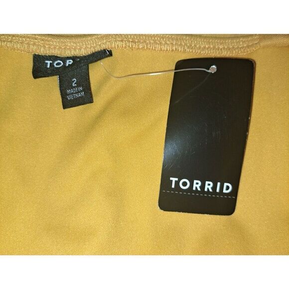 Torrid Dress Womens Yellow Maxi Dress Vacation Beach Summer Plus Size 2X - Picture 10 of 11